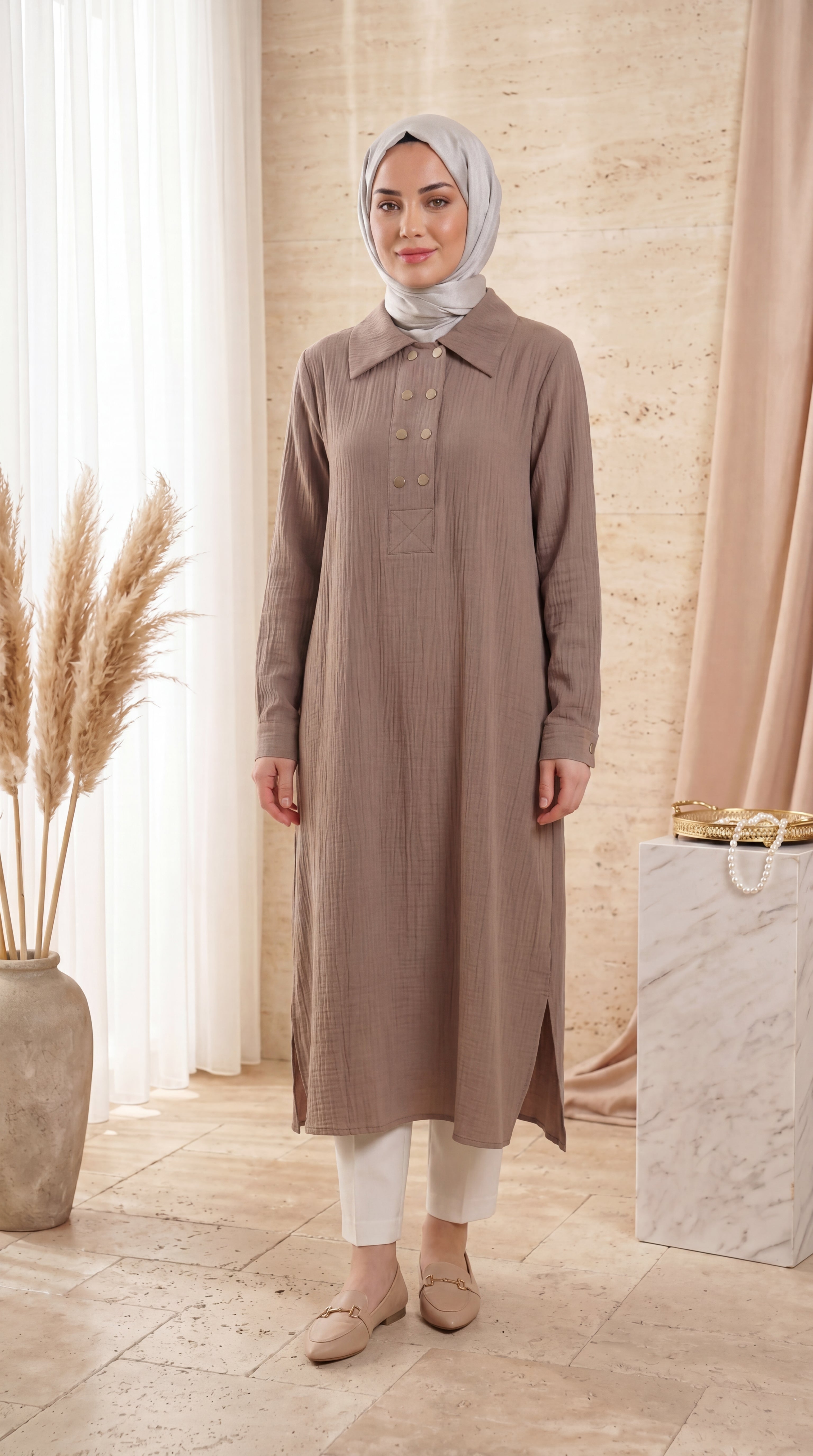 Asrınzadem Yandan Yırtmaçlı Tunik 26260